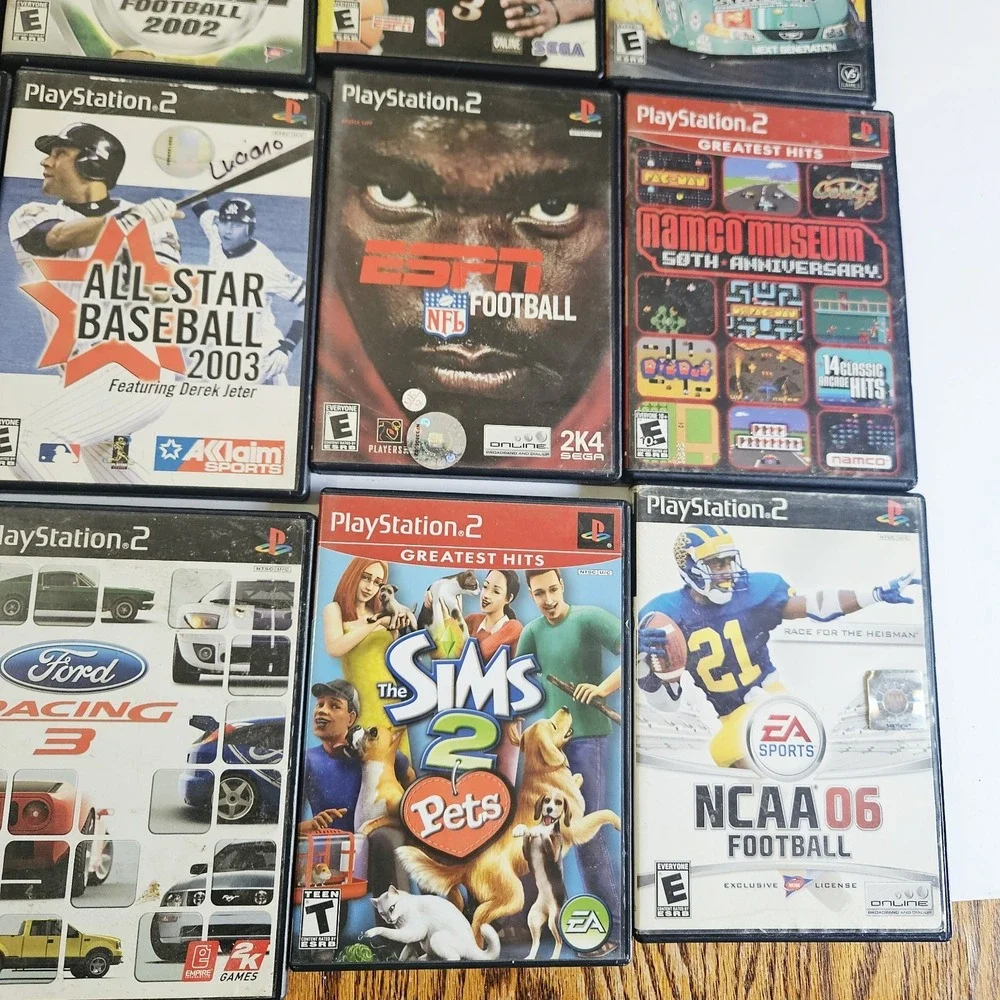 Play Station 2 Games Lot Of 24 Games  GTA, Sports, Racing And More Some Manuels